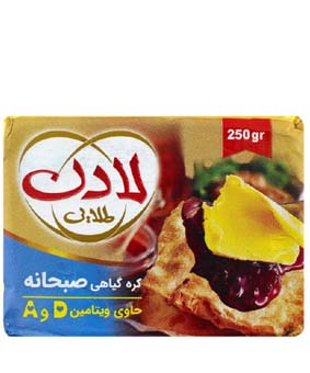 کره گیاهی لادن فویلی 250گرمی